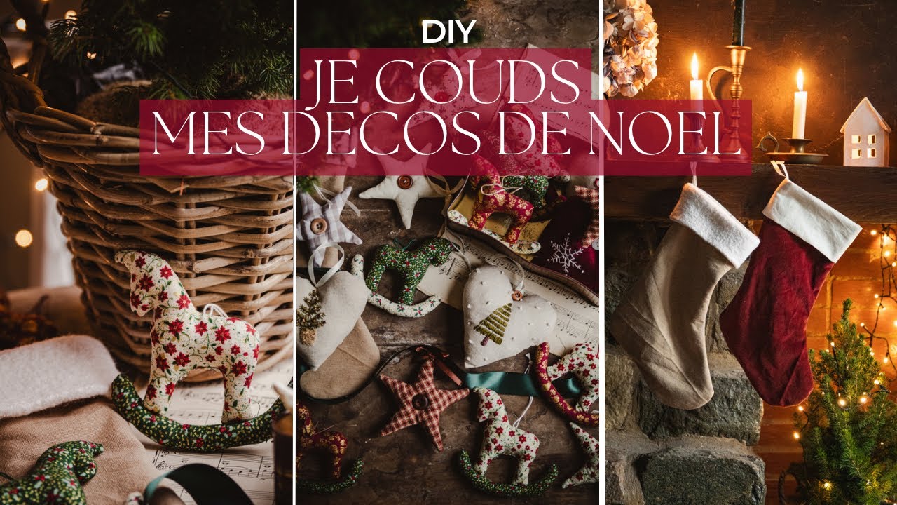 DIY | Couture de mes décos de Noël