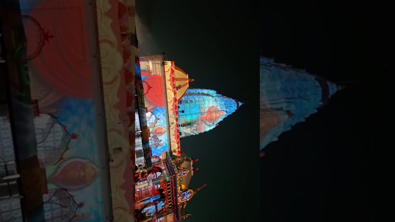 Maa samaleswari temple light show🥰