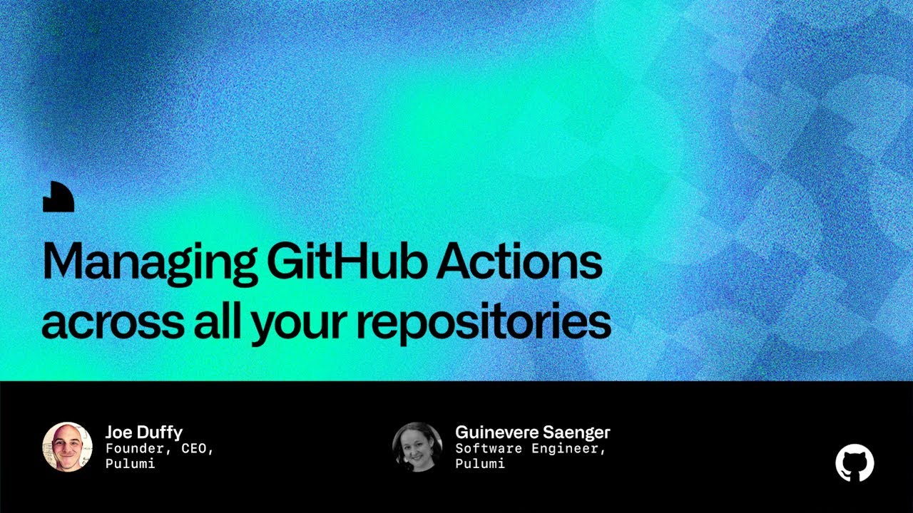 Managing Github Actions across all your repositories - Universe 2022