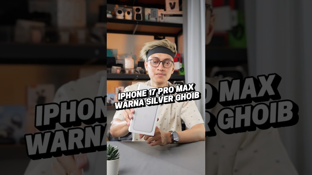 IPhone 17 Pro Max warna silver paling mantap