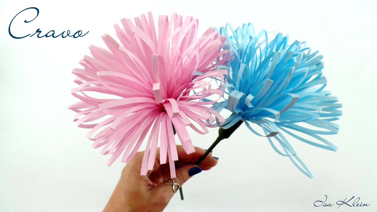 Isa Klein Tutorial 47: Como fazer flor Cravo de papel