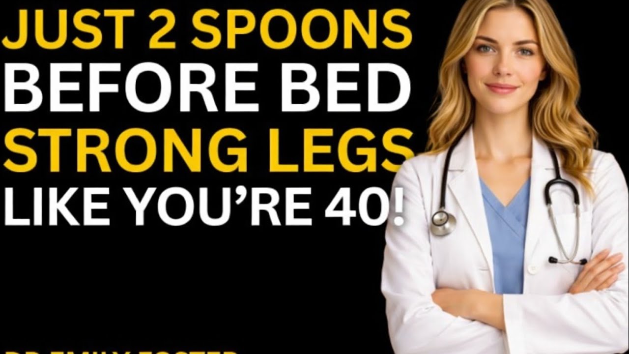 Stronger Legs at 75? Doctors Are Shocked by This 2-Spoon Bedtime Secret | Dr Emily
