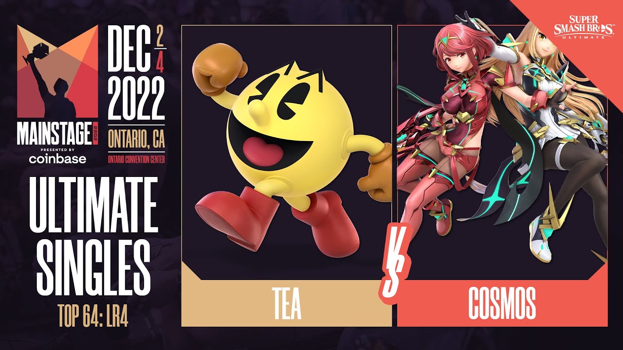 Tea (Pac-Man) vs Cosmos (Pyra/Mythra) - Ultimate Top 64 Losers Round 4  - Mainstage 2022