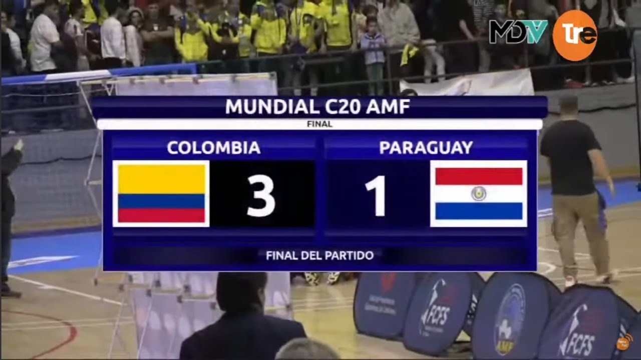 RESUMEN Colombia 3-3 Paraguay (3-1) | Final | Mundial C20 AMF Cataluña 2024