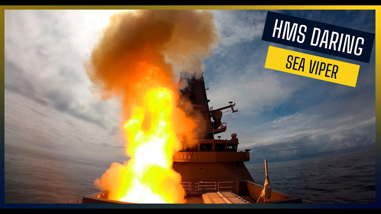HMS Defender missile firing | Royal Navy
