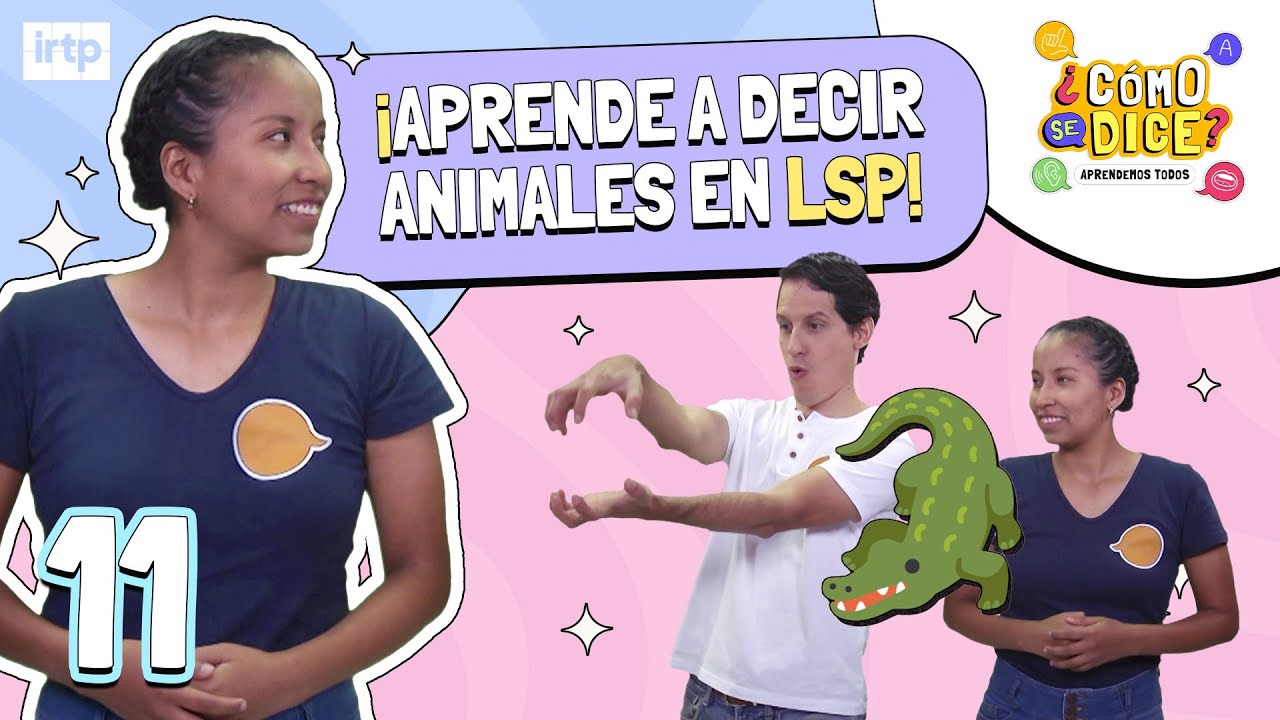 11. 🦁🐒 Animales del Zoológico en LSP 🐘🐧 | 