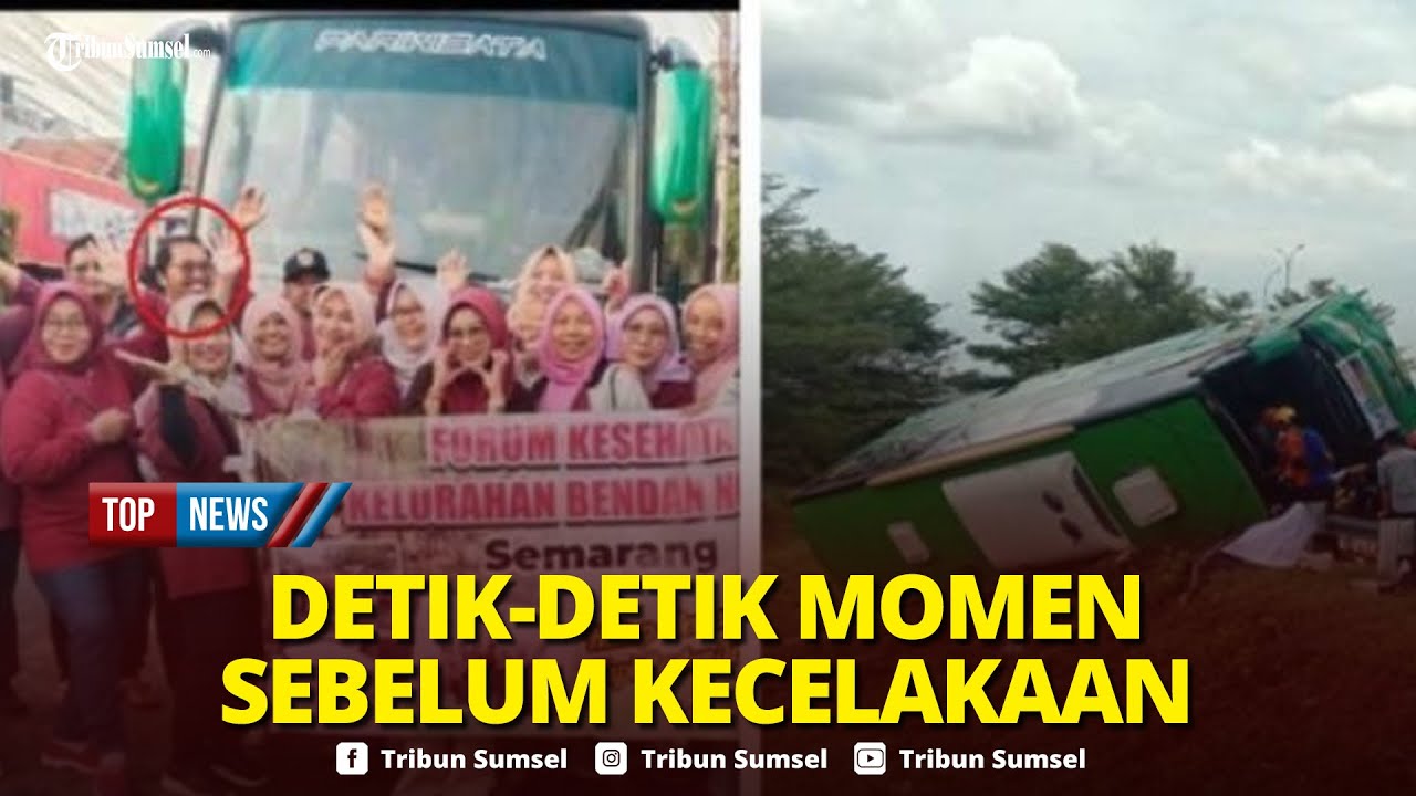 🔴Rekaman Evakuasi Serta Penyebab  Bus Wisata Terguling di Tol Pemalang, Terungkap Identitas 4 Korban