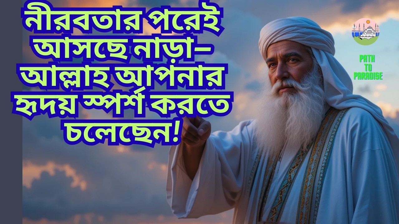 নীরবতার পরেই আসছে নাড়া—আল্লাহ আপনার হৃদয় স্পর্শ করতে চলেছেন! #pathtoparadise #islamicmotivation