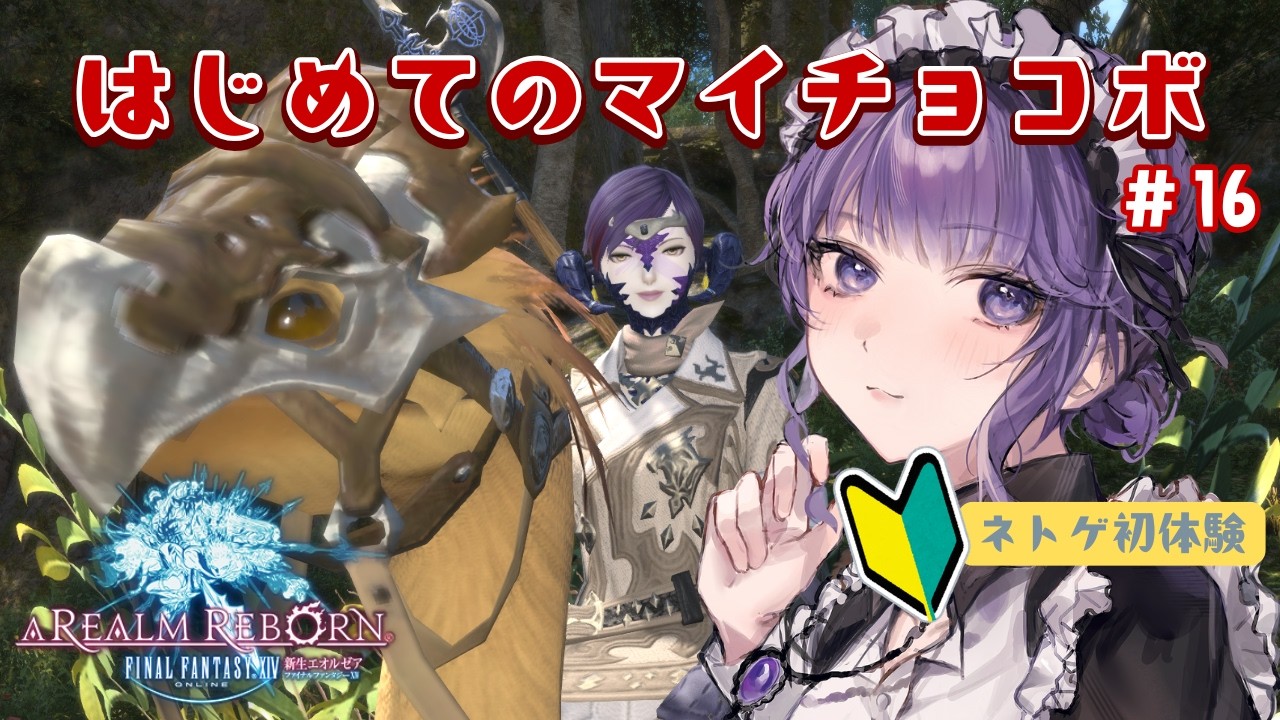 【FF14/新生】ネトゲ初心者の手探り初見実況（16）【新道きゅう /若葉 #新人VTuber 】