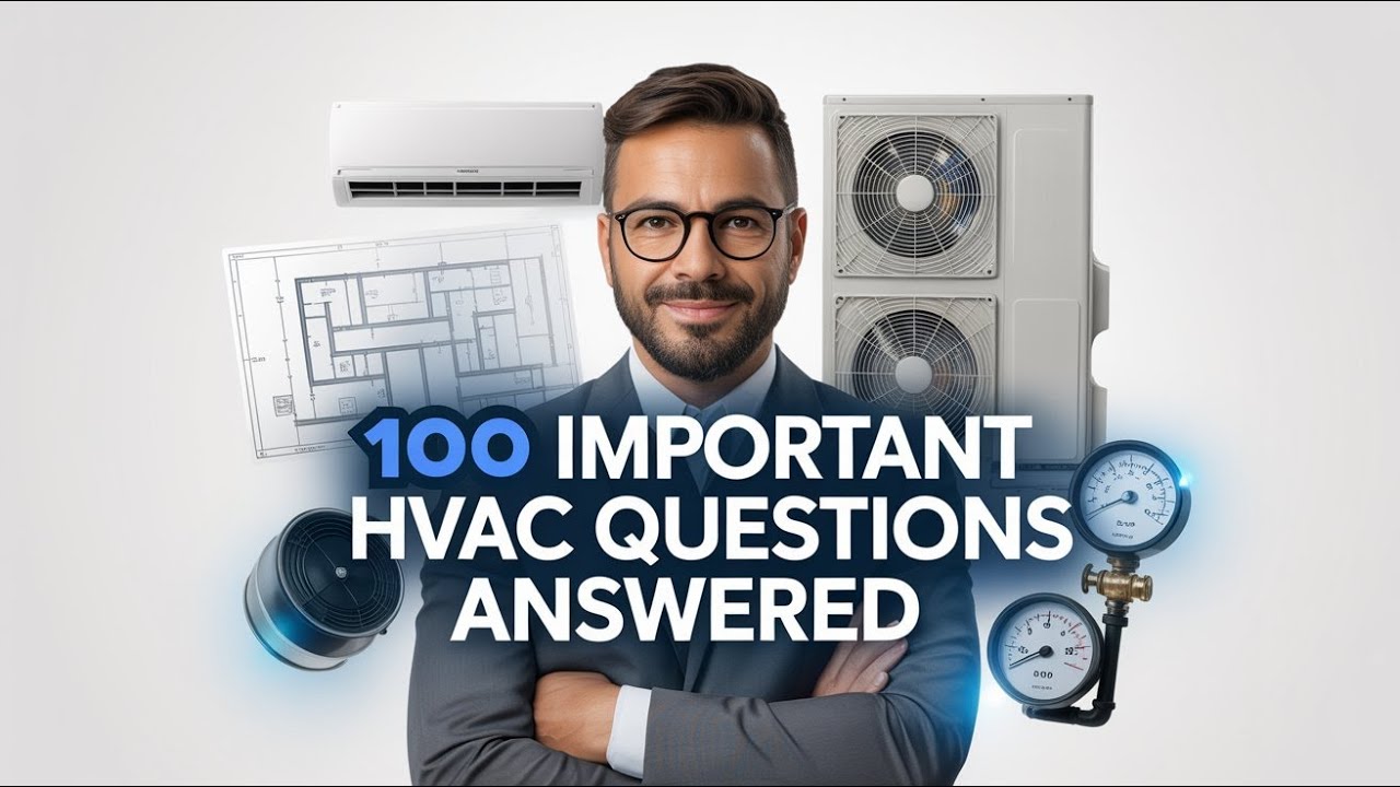 100 HVAC Short Question and Answer | Complete HVAC Guide in Simple Answers for Beginners to Experts