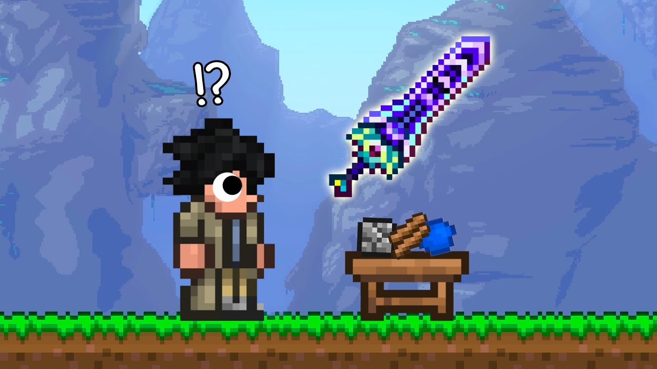 Terraria Master Mode, But Every Recipe Is RANDOMIZED...
