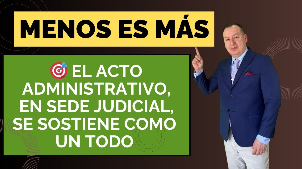 En un litigio judicial, menos es más!