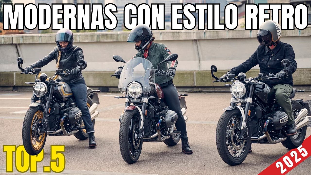5 MOTOS con ESTILO RETRO que SUPERAN a las MODERNAS en 2025