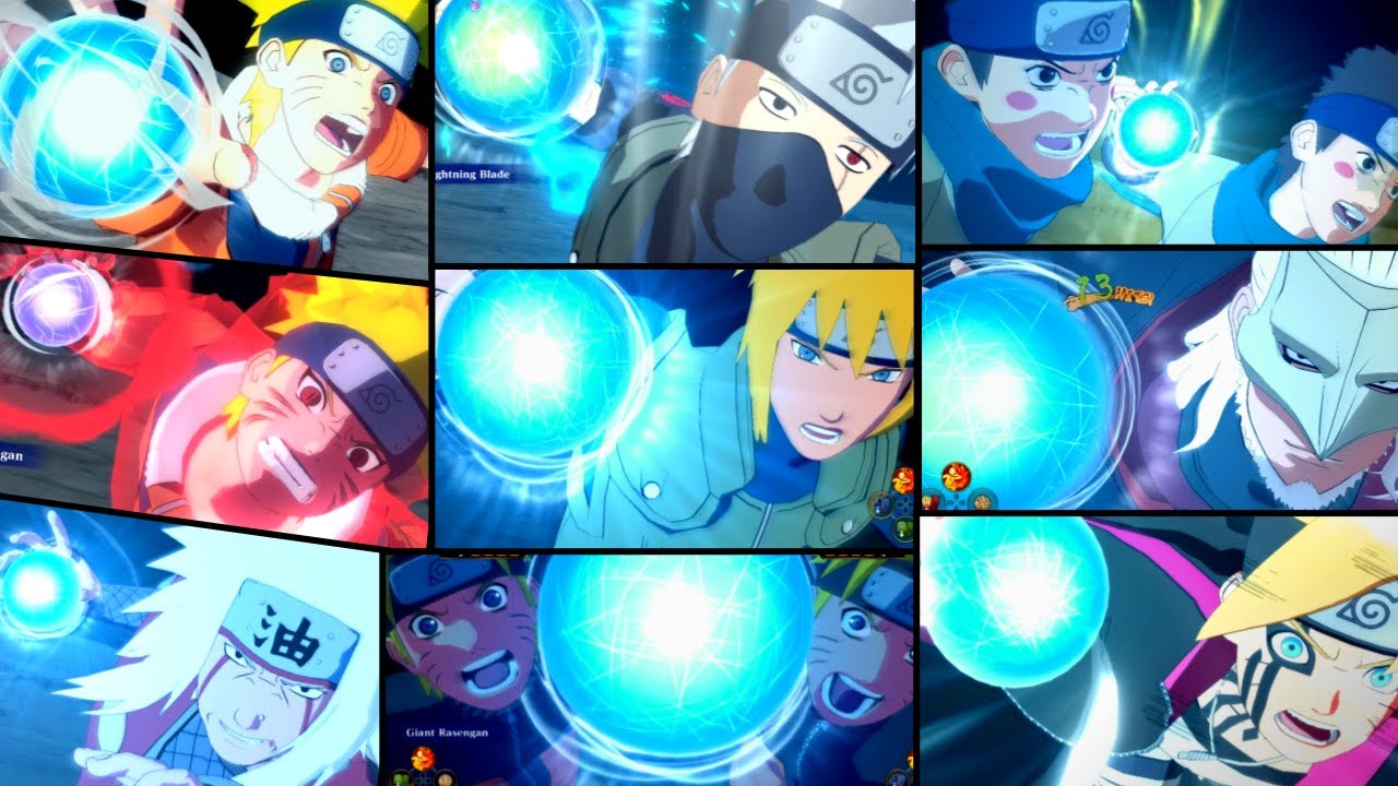 All Rasengan Jutsu in Naruto X Boruto Ultimate Ninja Storm Connection