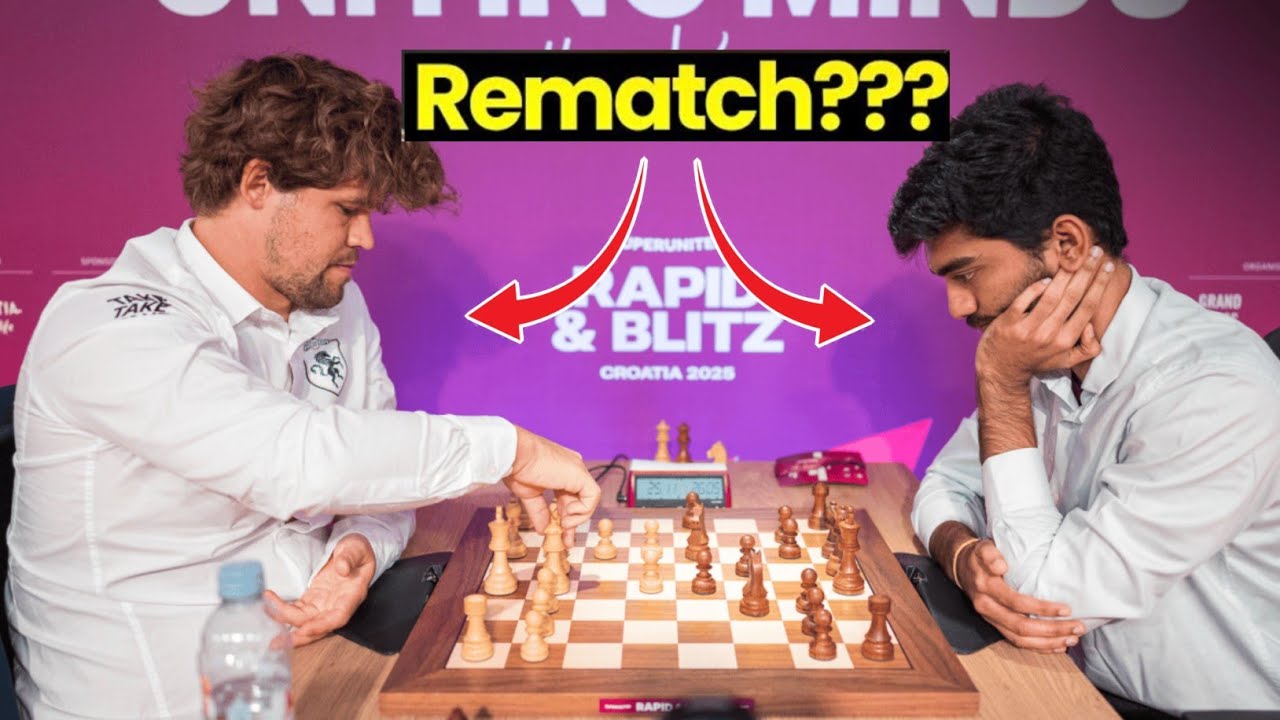 The REVENGE Match | Magnus Carlsen vs Gukesh | Superunited Rapid Croatia 2025