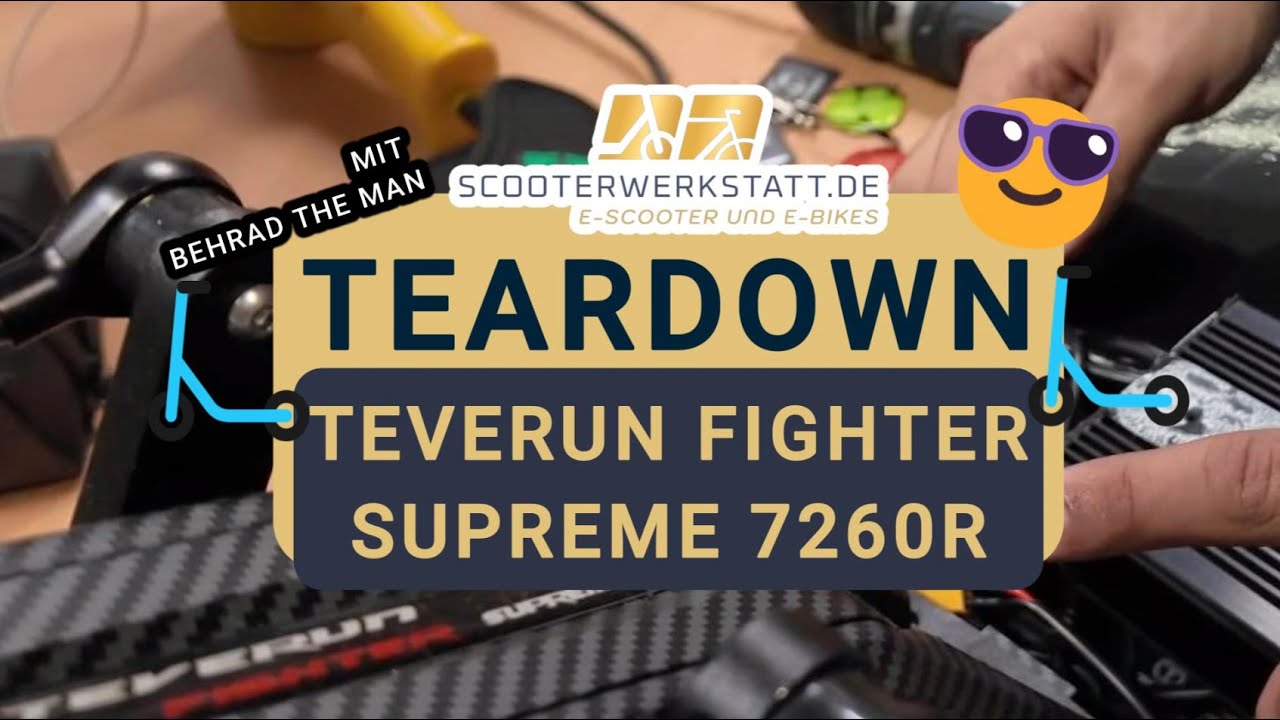 Teverun Scooter 7260 – Full Teardown (Deutsch) | Inside the 60V Beast
