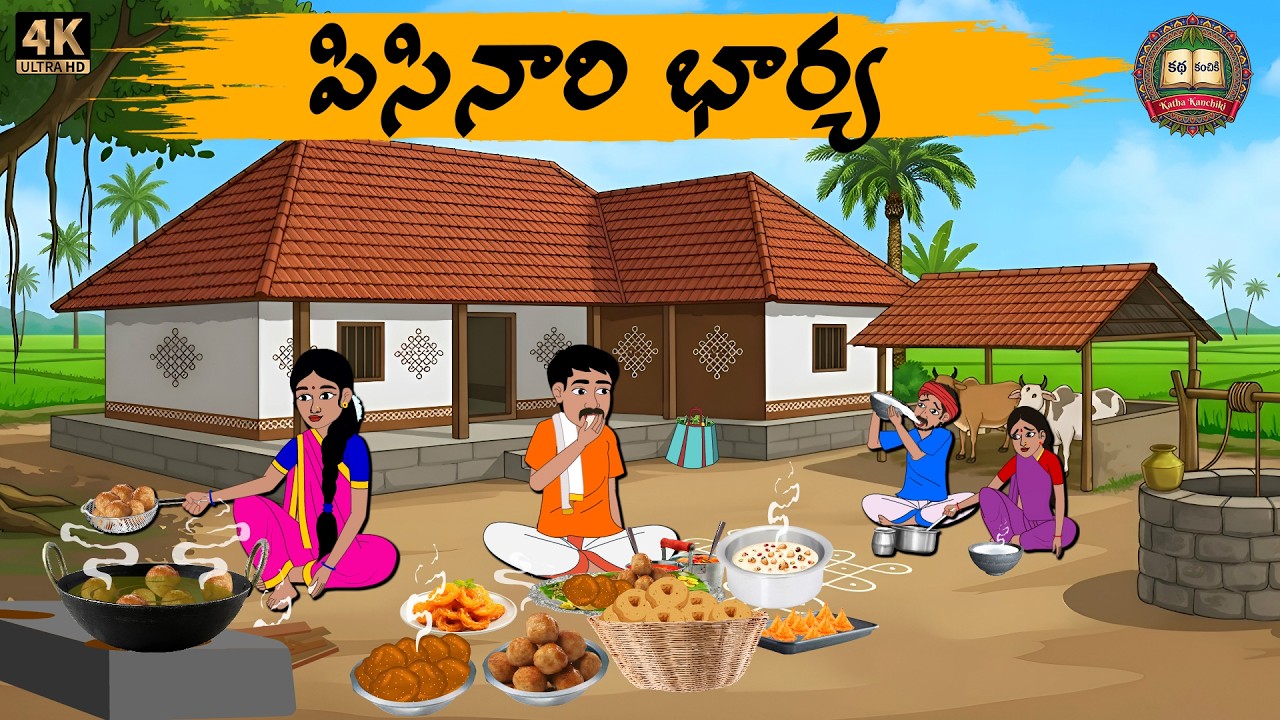 Telugu Stories - పిసినారి భార్య - Moral stories in telugu - Neethi kathalu - Telugu Kathalu