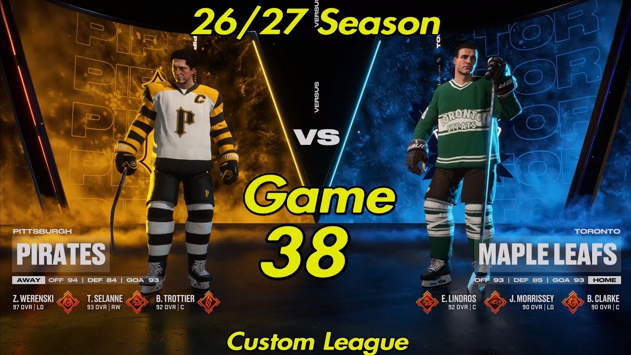 NHL26  26/27 Season Game 38