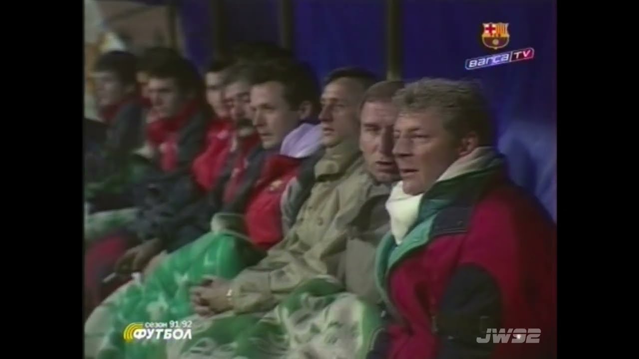 1992.03.04 Dynamo Kyiv 0 - Barcelona 2 (Full Match 60fps - 1991-92 European Cup)