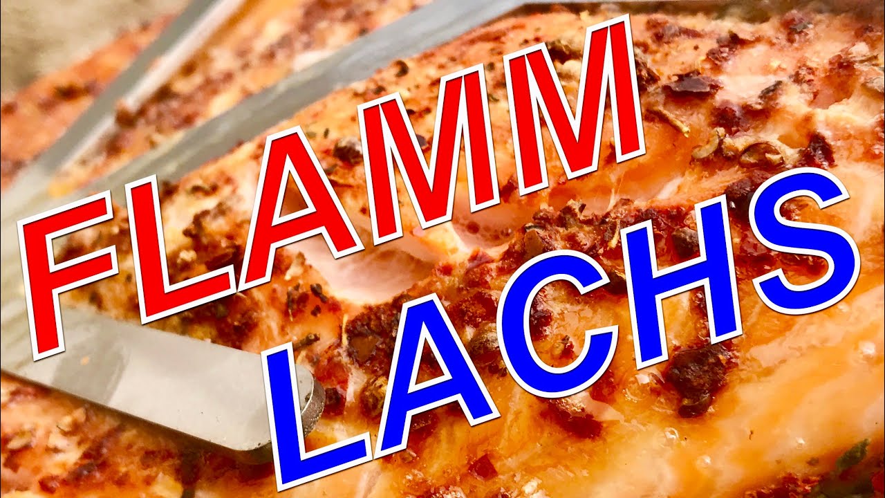 5.0 kg FLAMMLACHS 5 x LACHSFILET am FEUER GRILLEN  ---  Klaus grillt