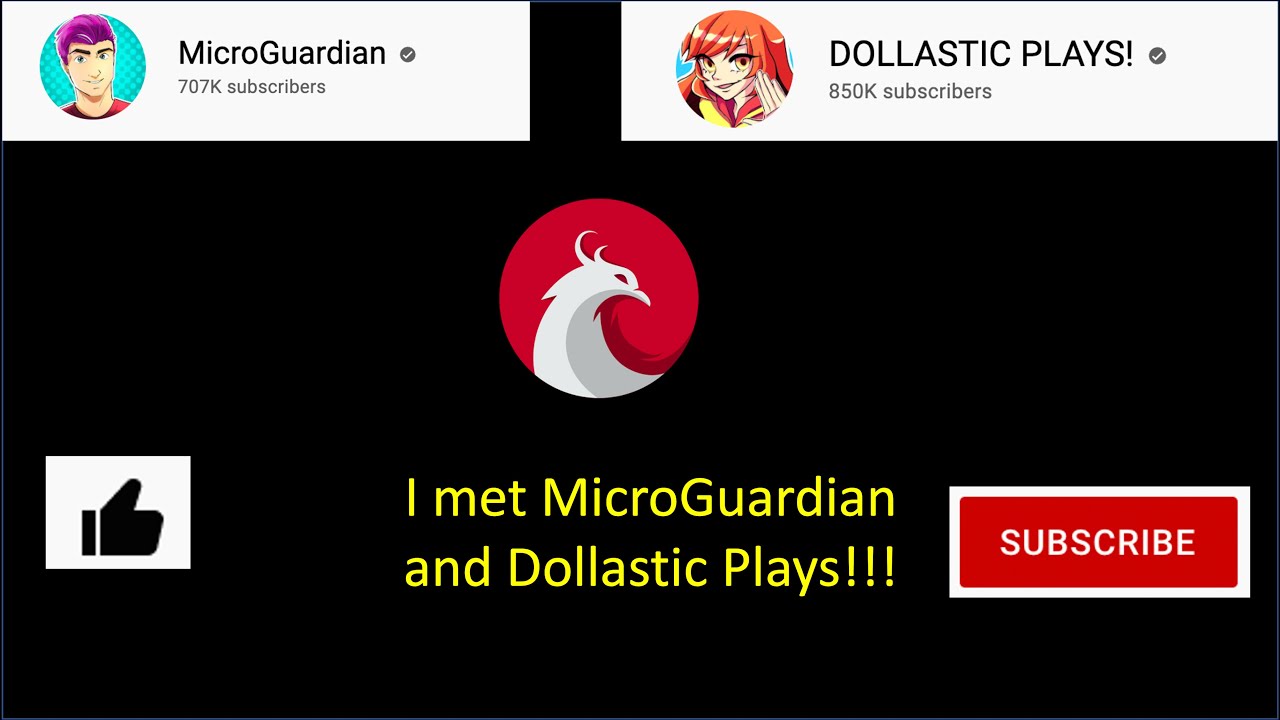 I met MicroGuardian and Dollastic Plays!!