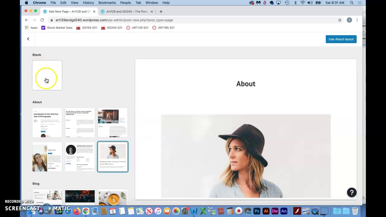 Wordpress.com #3 (webSITE  features)