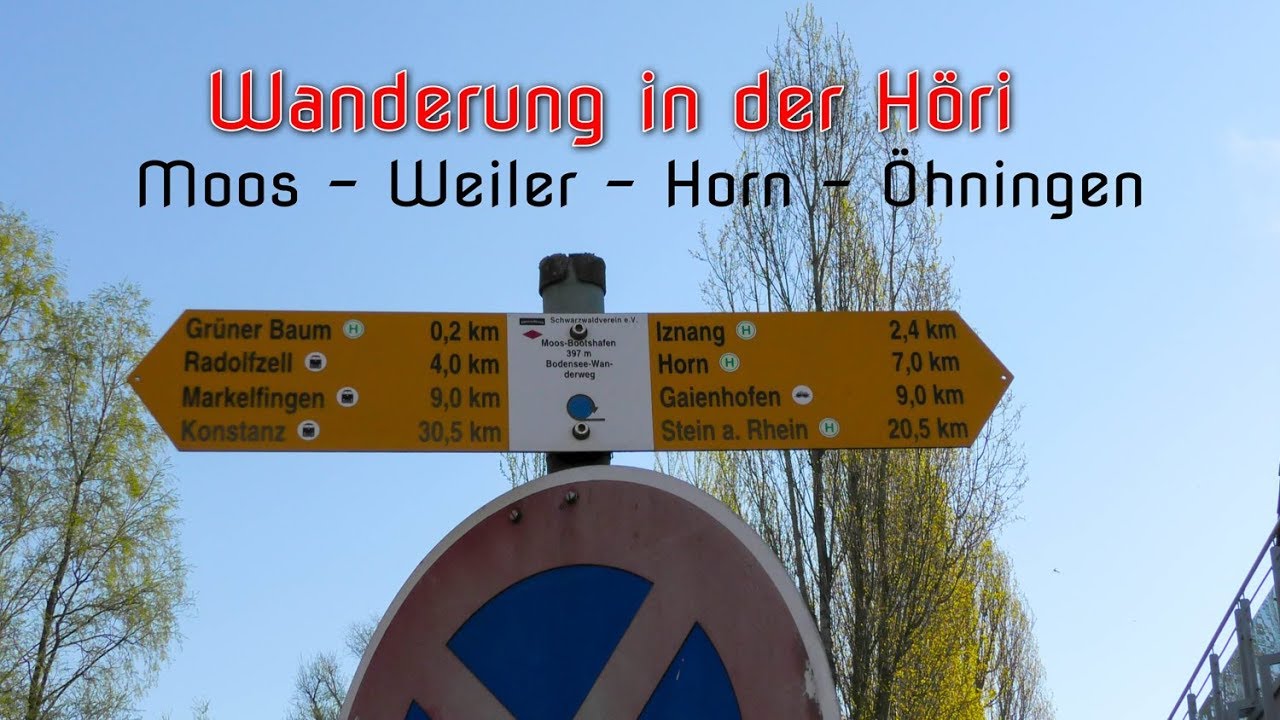 Wanderung in der Höri - Moos-Weiler-Horn Öhningen