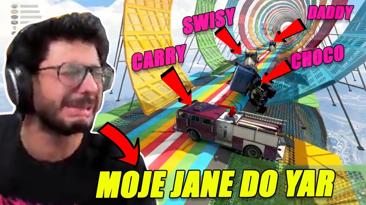 Carry Frustrated GTA V Face To Face Race | Carry Highlight