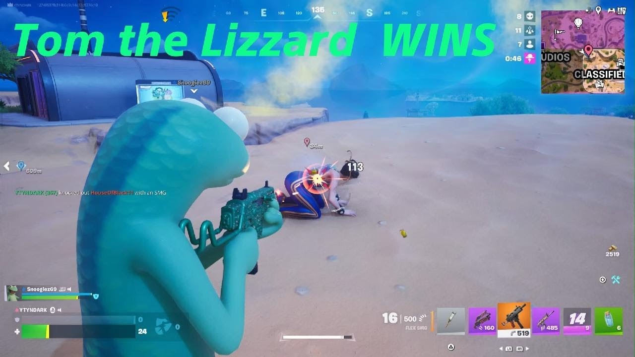 Fortnite..But im Tom the Lizzard from that movie