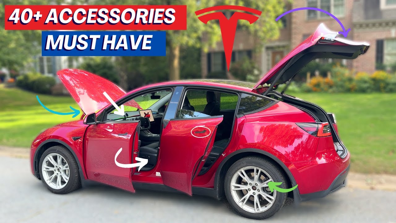 ЕДИНСТВЕННЫЕ 40 аксессуаров для Tesla Model 3/Y, которые стоит купить в 2025 году