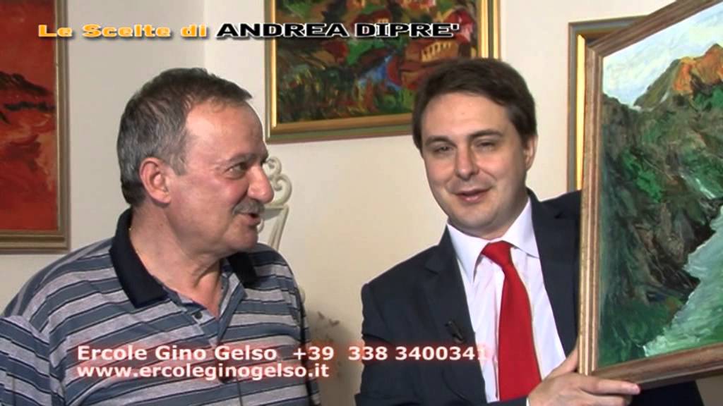 L'artista Ercole Gino Gelso presentato dal critico d'arte Andrea Diprè