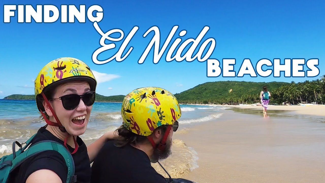 Exploring El Nido beaches on a Scooter || Lio Beach & Nacpan Beach