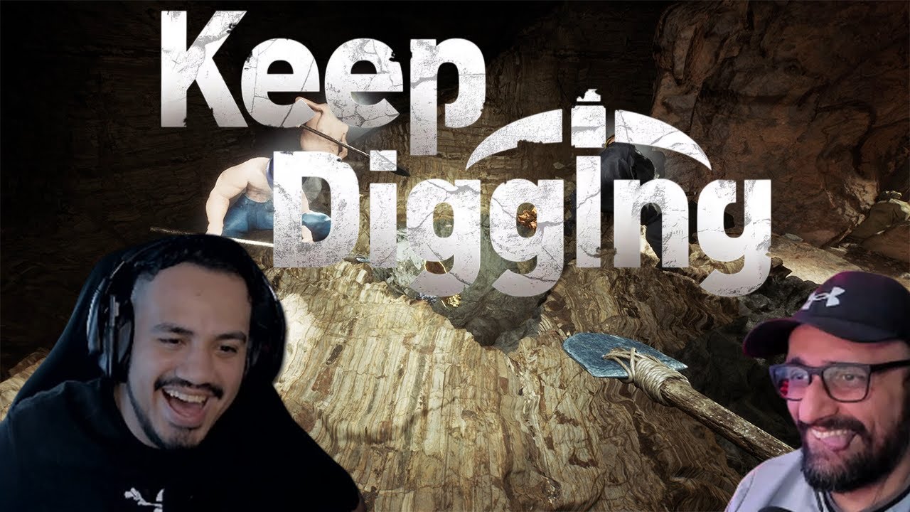 MINERANDO E RELAXANDO COM AMIGOS - KEEP DIGGING
