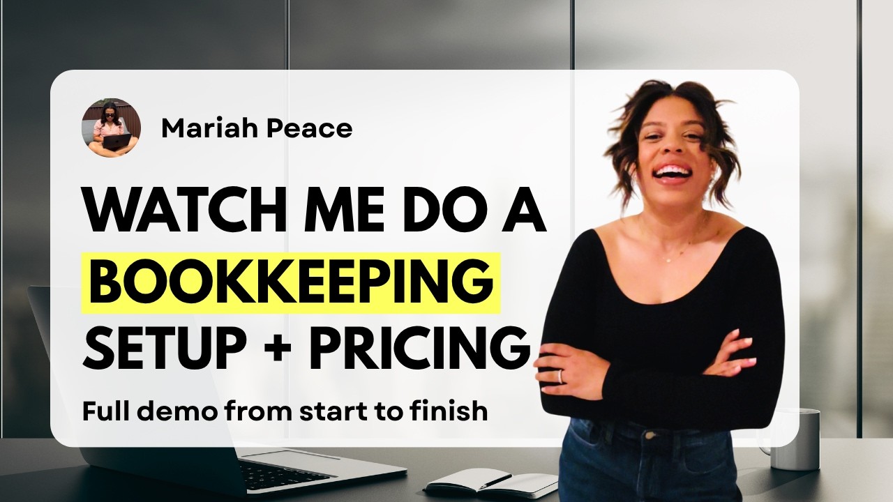 Watch Me Set Up a Bookkeeping Client in QuickBooks & Price Their Services (Full Demo w/ Screenshare)