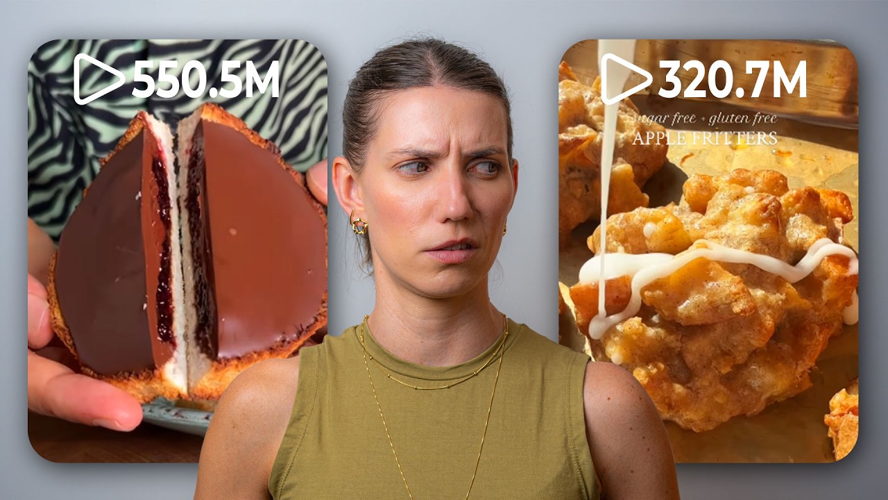 Eu TESTEI as receitas de DOCES SAUDÁVEIS E FÁCEIS mais viralizadas do instagram/tiktok