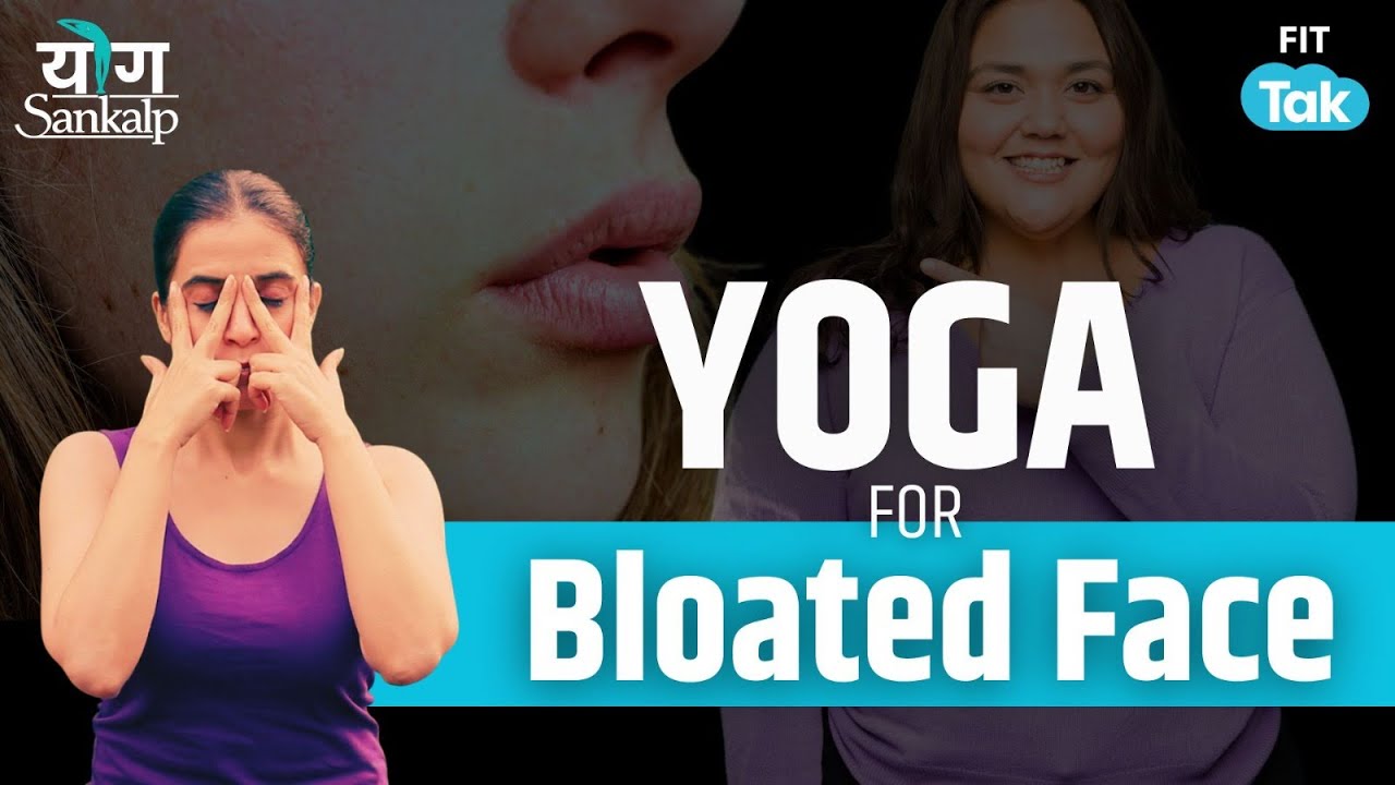 Bloated & Puffy Face से परेशान? करें ये Face Yoga Exercises | YogSankalp With Mansi Day 1 | Fit Tak