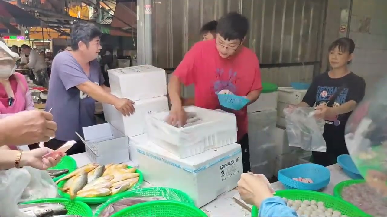 中彰海王子嘉義共和路東市場海鮮叫賣