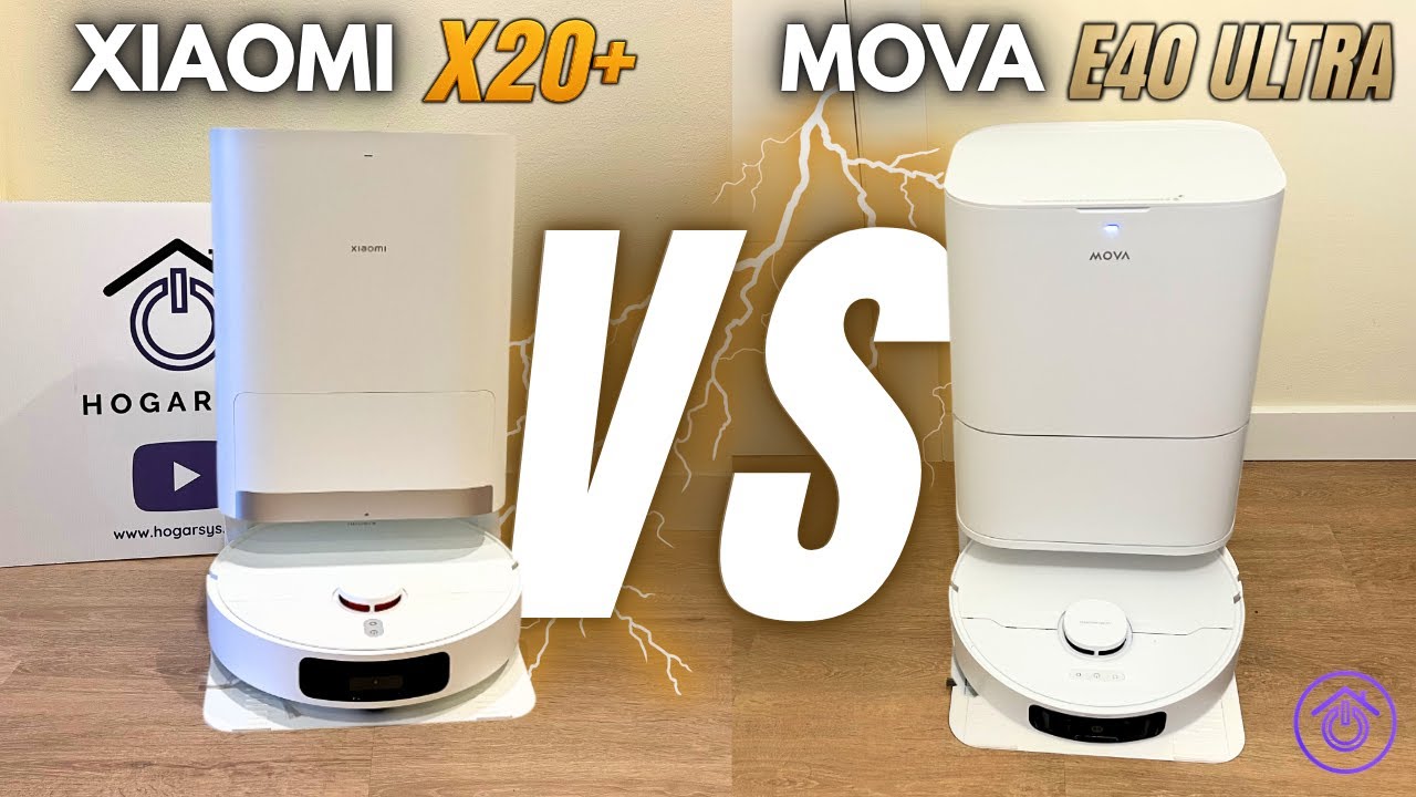 🤜🤛MOVA E40 ULTRA vs XIAOMI X20 PLUS | Xiaomi VS Mova ¿Qué robot aspirador es mejor?