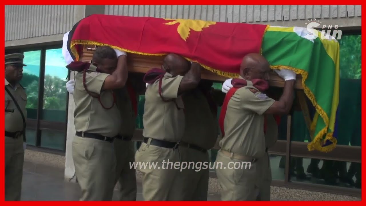 PNG Parliament unites to pay final respects to fallen colleague, Luther Wenge@pngsun8958 