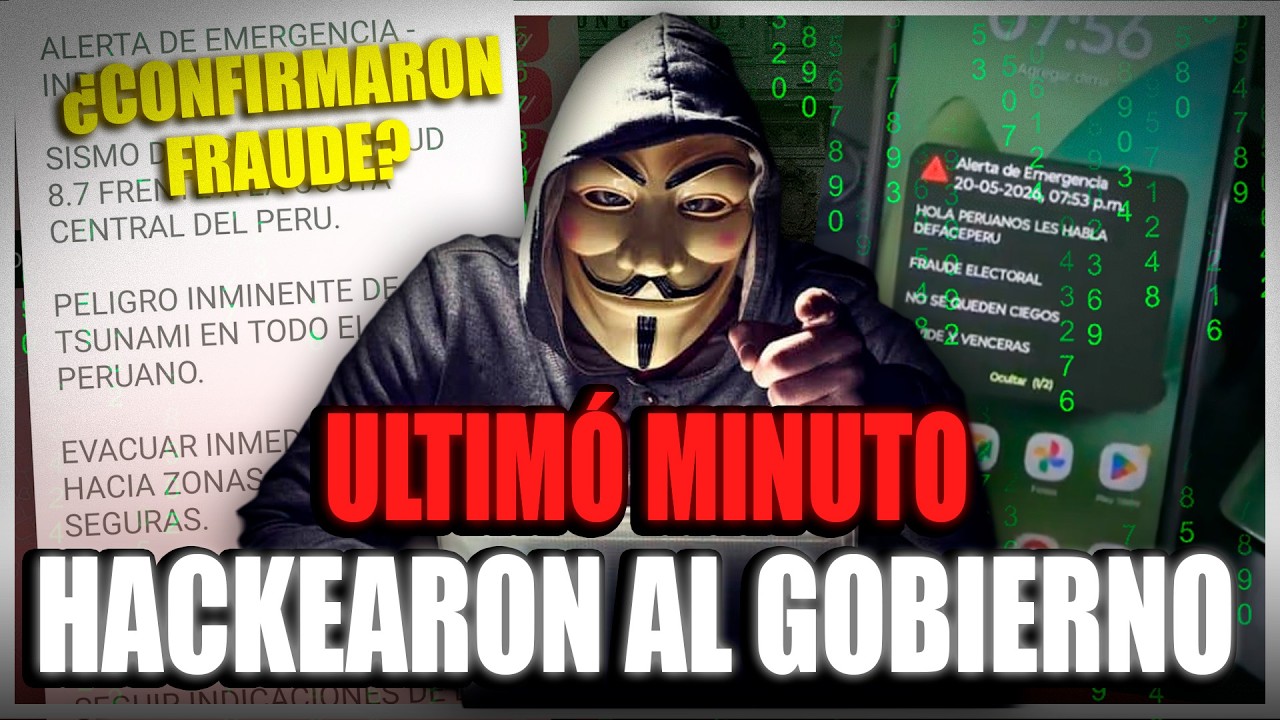 DIBUJITOS HACKEAN GOBIERNO PERUANO SISMATE | EN VIVO #peru