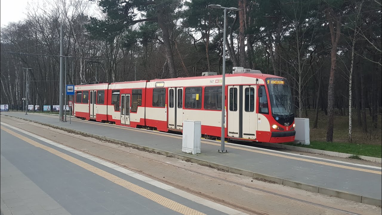 [GAiT] Düwag N8C-MF01 #1147 (9 - Stogi Plaża)