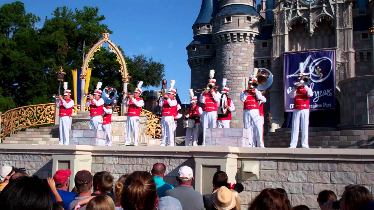 Main Street Philharmonic Preshow entertainment for WDW 40th Anniversary