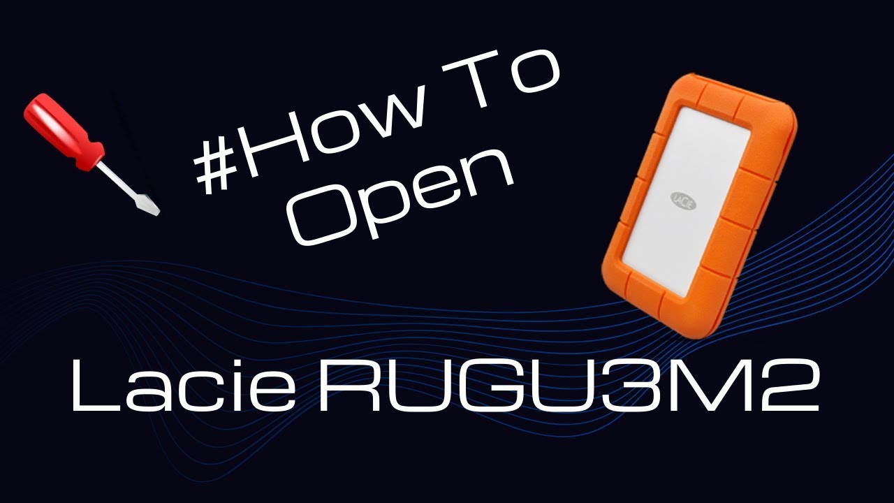 Abriendo Disco Duro Externo Lacie RUGU3M2