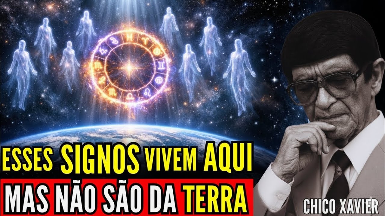 Chico Xavier Revela: Apenas 4 Signos Têm Origem Fora da Terra