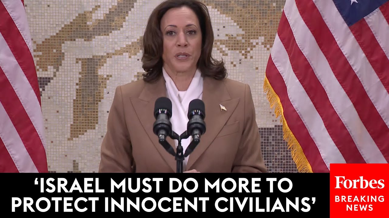 BREAKING NEWS: VP Kamala Harris Criticizes Israel's Conduct In Israel-Hamas War
