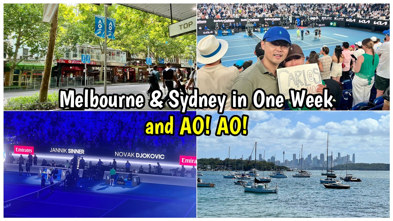One Week in Melbourne and Sydney + AO!AO!｜墨爾本悉尼+澳網🎾