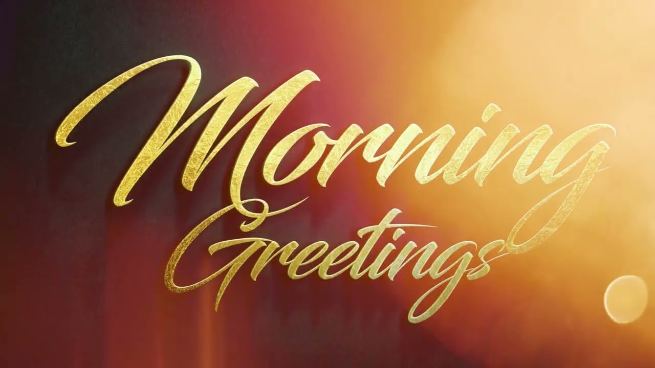 MORNING GREETINGS | 16th JANUARY 2026 | Pr Balasubramonian - ACA PNM