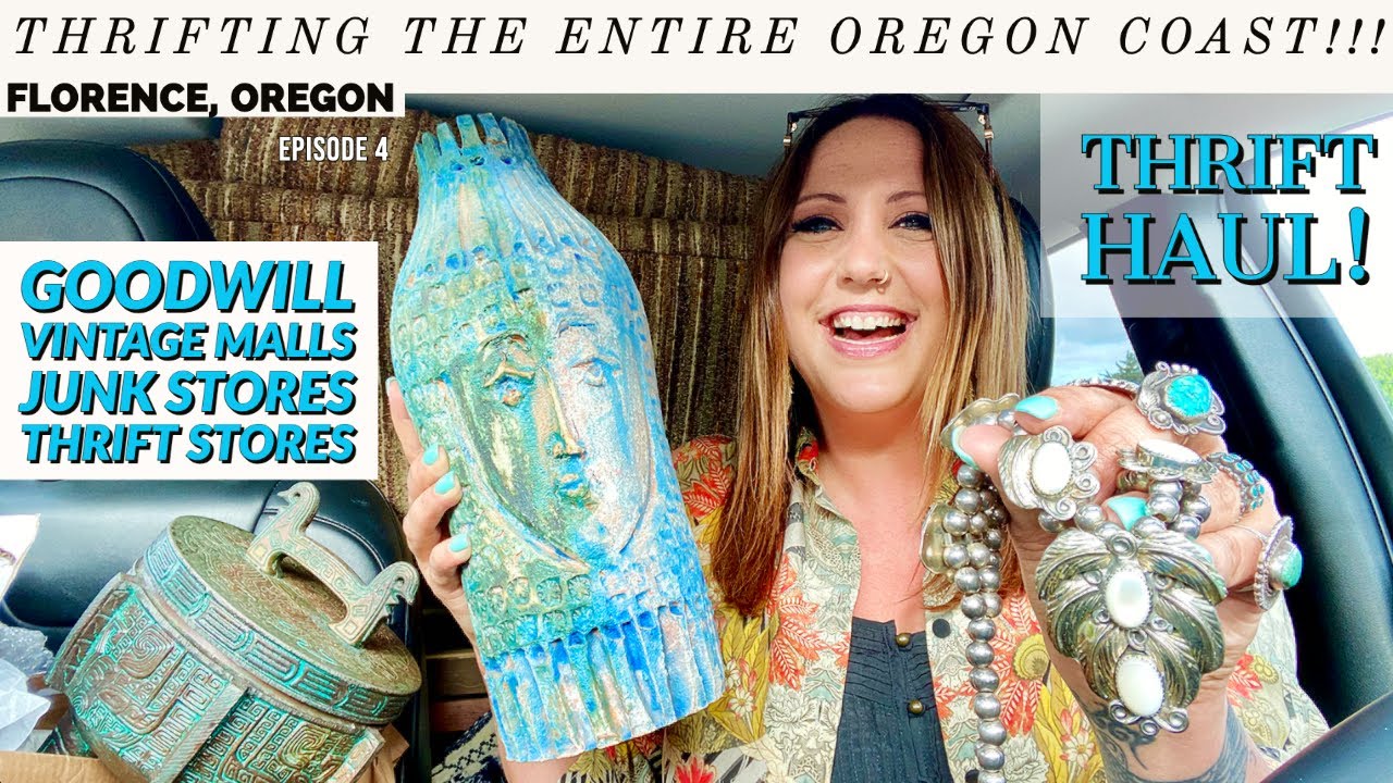 A THRIFT DAY TO REMEMBER! | Goodwill Haul | Thrift Haul | Thrift For Resale | HWY 101 Tour Ep: 4