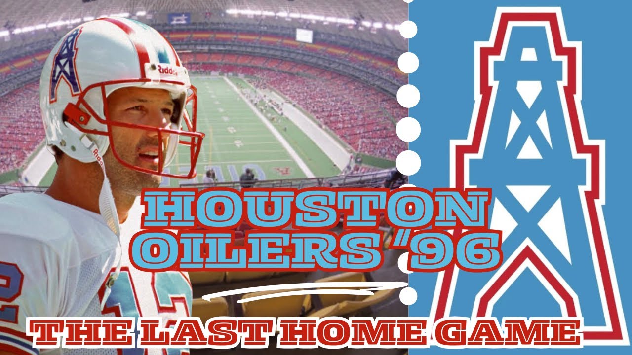 Houston Oilers ‘96 | The last Home game vs Bengals | Astrodome