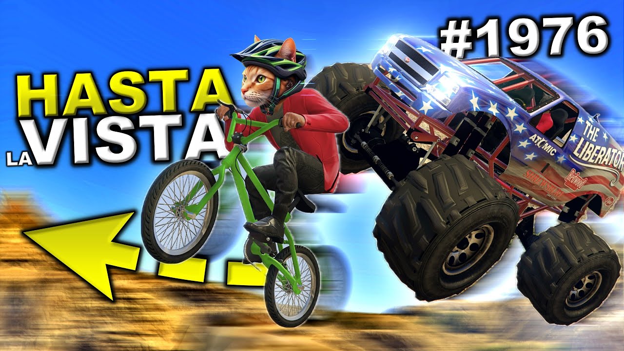 GTA 5 ONLINE Po Polsku💥ROWERZYŚCI vs. MONSTER - HASTA LA VISTA #1976
